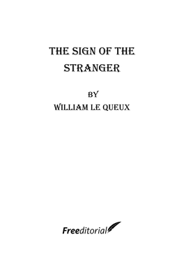 The Sign of the Stranger