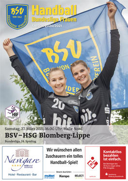 BSV–HSG Blomberg-Lippe Bundesliga, 24
