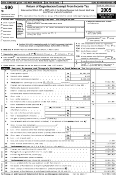 Return of Organization Exempt from Income