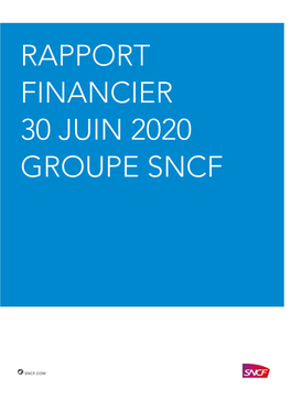 Rapport Financier Semestriel Groupe SNCF 30.06.2020 Vcadmin 30.07