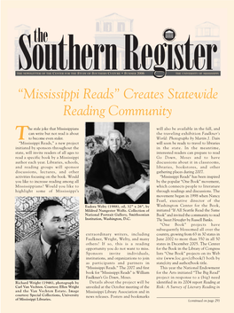 Mississippi Reads” Creates Statewide Reading Community