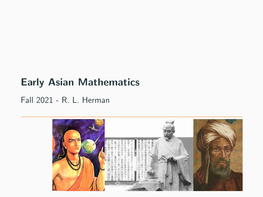 Asian Mathematics Fall 2021 - R