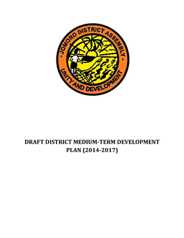 Draft of MEDIUM TERM DEVELOPMENT PLAN 2014-2017