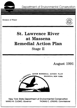 St. Lawrence River at Massena Remedial Action Plan Stage II