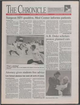Surgeon HIV-Positive, Med Center Informs Patients Attorney Gives