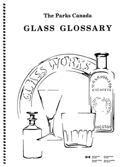 Parks Canada Glass Glossary for the Description of