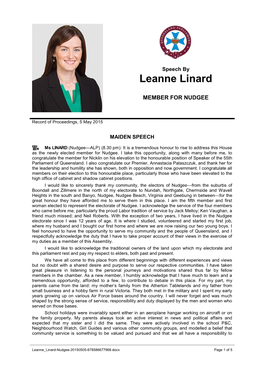 Leanne Linard