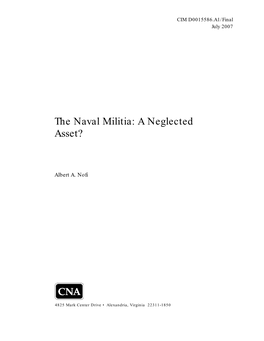 The Naval Militia: a Neglected Asset?