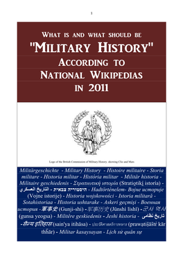 "Milit[Ry History" @]]Or^Ing to N[Tion[L Wikip ^I[S in 2011