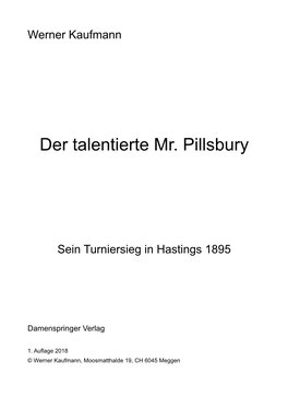 Der Talentierte Mr. Pillsbury