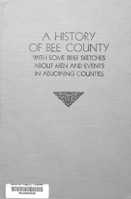 History of Bee County.Pdf