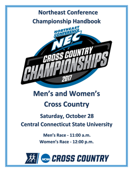 Northeast Conference Championship Handbook