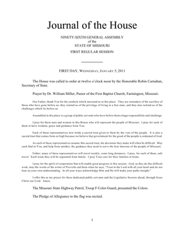 Journal of the House