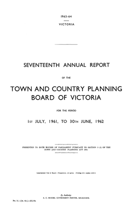 Town and Country Planning Board of Victoria