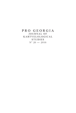 Pro Georgia Vol. 26 New Paprocki.Indd