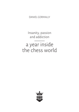 A Year Inside the Chess World Cover Designer Piotr Pielach