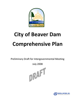 City of Beaver Dam Comprehensive Plan