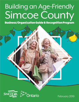 Building an Age-Friendly Simcoe County Business/Organization Guide & Recognition Program