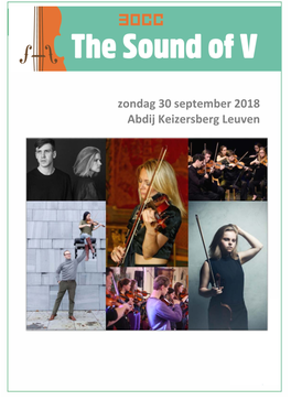 Zondag 30 September 2018 Abdij Keizersberg Leuven