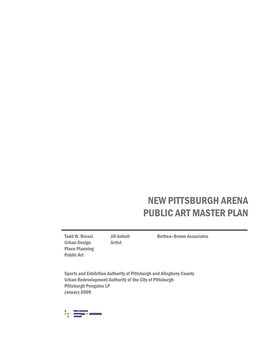 New Arena Public Art Master Plan