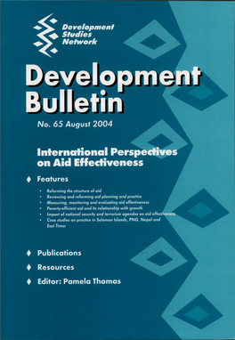 International Perspectives on Aid Effectiveness [PDF,2MB]