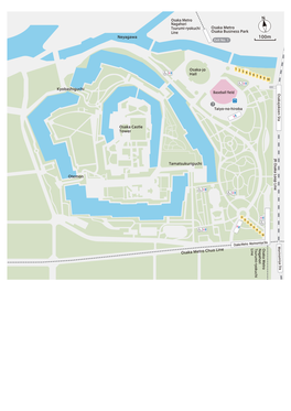 Map of Osaka Castle Park