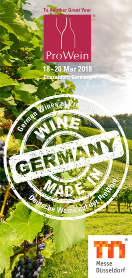 20 Mar 2018 German Wines at Prowein. Deutsche Weine Auf Der Prow Ein