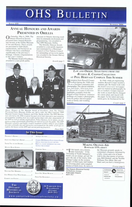 Ohs Bulletin 155 2006 Summer