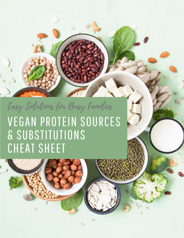 Optin Vegan Protein and Substitutions