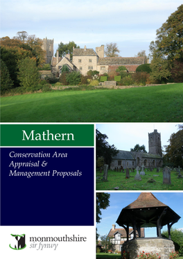 Mathern Conservation Area Appraisal & Management Proposals