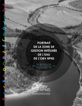 Portrait De La Zone De Gestion Intégrée De L'eau De