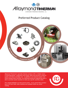 Preferred Product Catalog