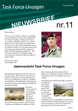 Nieuwsbrief TFU Nr.11