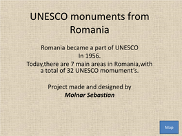 UNESCO Monument's from Romania