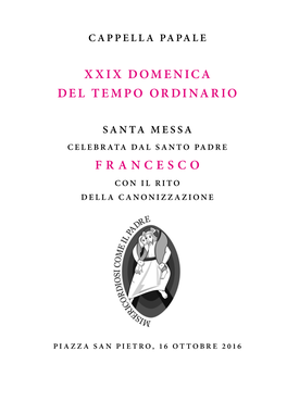 Santa Messa E Canonizzazione Dei Beati