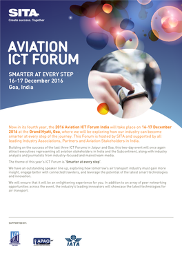 160269 Aviation ICT Forum 2016 India A4 Leaflet Pp1-2