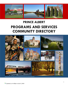 Prince Albert Programs and Services Community Directory