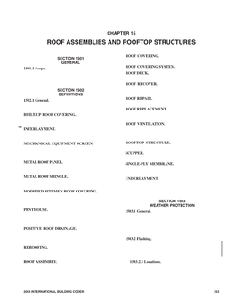 2003 International Building Code® 253