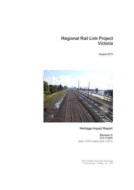 REV 0 Regional Railway Link HIR Raworth