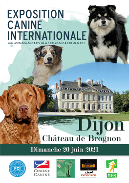 Exposition Canine Internationale EXPOSITION CANINE INTERNATIONALE Avec Attribution Du C.A.C.S