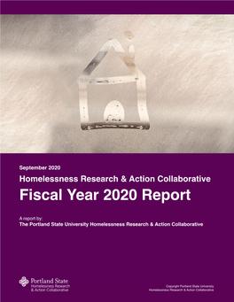 Fiscal Year 2020 Report