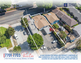 7701-7703 Painter Avenue, Whittier, CA 90602