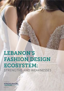 Lebanon's Fashion Design Ecosystem