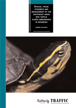 Status, Trade Dynamics and Management of the Southeast Asian Box Turtle Cuora Amboinensis in Indonesia