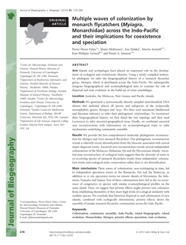 Multiple Waves of Colonization by Monarch Flycatchers (Myiagra