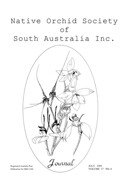 Native Orchid Society of South Australia Inc