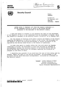 Security Council Distr