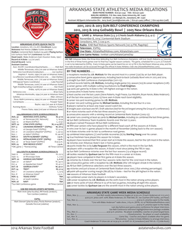 2014 A-STATE FB GAME NOTES Layout 1