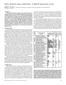 Early Jurassic Mass Extinction: a Global Long-Term Event