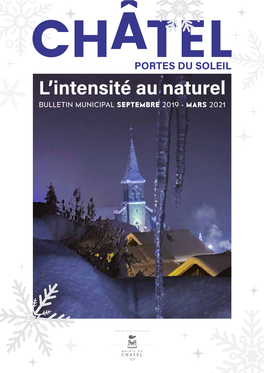 Bulletin Municipal Septembre 2019 - Mars 2021 Mémo